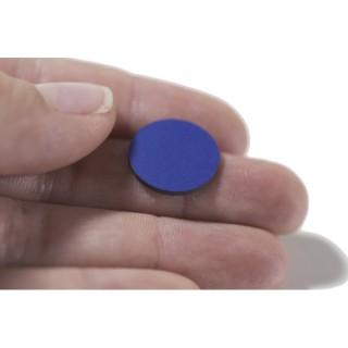 Decupaj din folie magnetică diam. 15 mm albastru