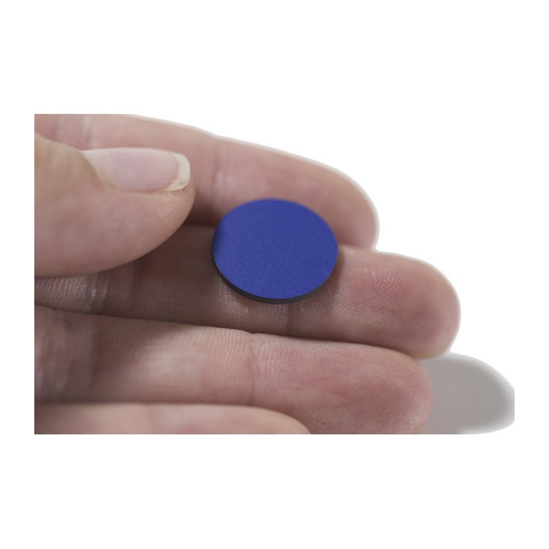 Decupaj din folie magnetică diam. 15 mm albastru