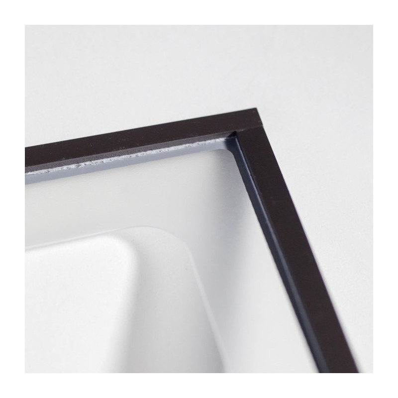 Buzunar magnetic A4 cu decupaj - gri