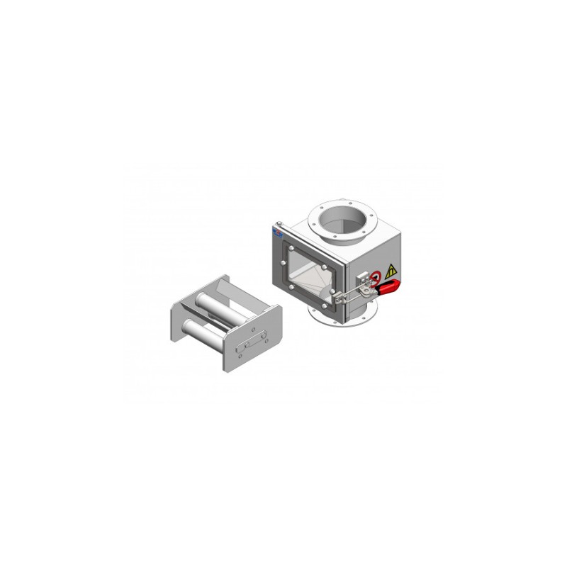 Separator magnetic cu grile MSV 100/3 VVM-P-1-80-TP-RP-D