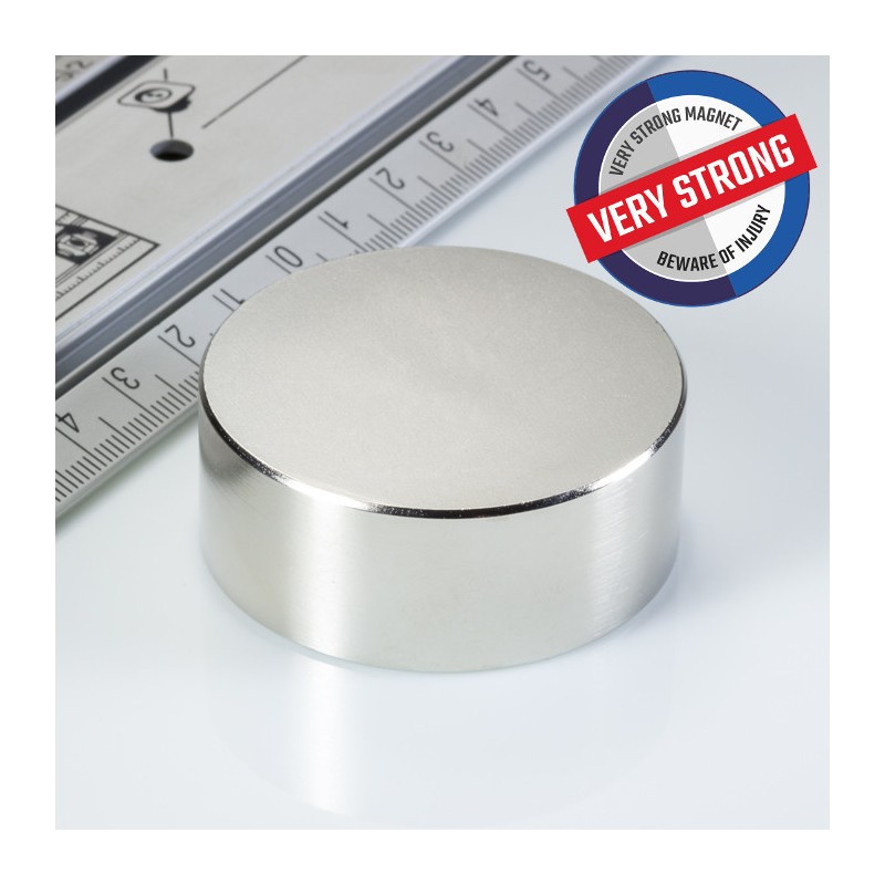 Magnet neodim cilindru cu diam.50x20 N 80 °C, VMM7-N42