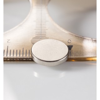 Magnet neodim cilindru cu diam.12x2 N 80 °C, VMM7-N42