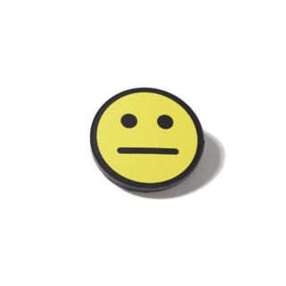 Smiley magnetic diam. 30 mm galben
