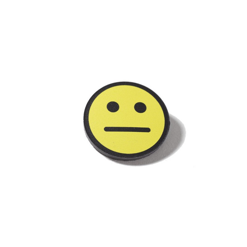 Smiley magnetic diam. 30 mm galben
