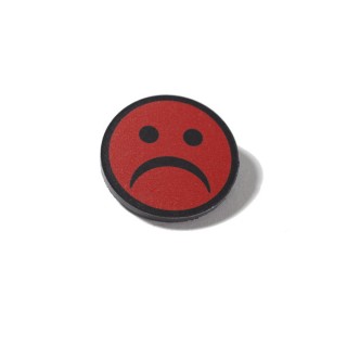 Smiley magnetic diam. 30 mm roșu