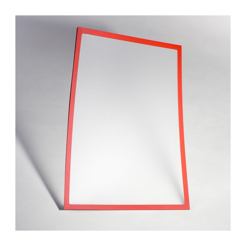 Buzunar magnetic A5 cu chenar roșu