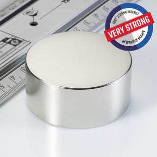 Magnet neodim cilindru cu diam.55x25 N 80 °C, VMM7-N42