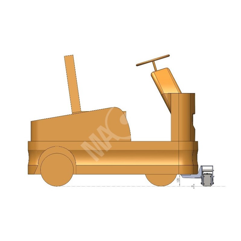 Mătură magnetică pentru cărucioare de curățenie MM 800 DM-UP F