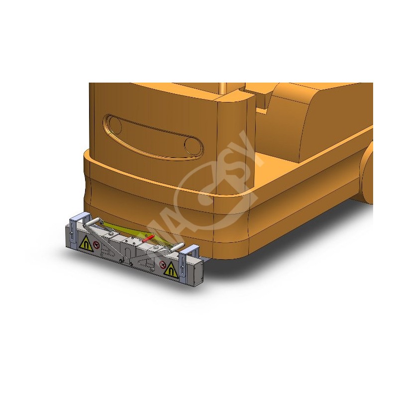 Mătură magnetică pentru cărucioare de curățenie MM 800 DM-UP F