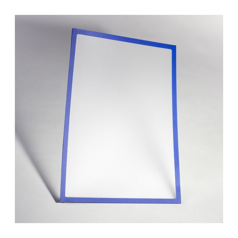 Buzunar magnetic A5 cu chenar albastru